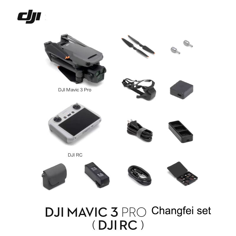 DJI Mavic 3 Pro Three-Camera Flagship Aerial Drone, Cine HD Professional Master Edition with Intelligent Flight Features