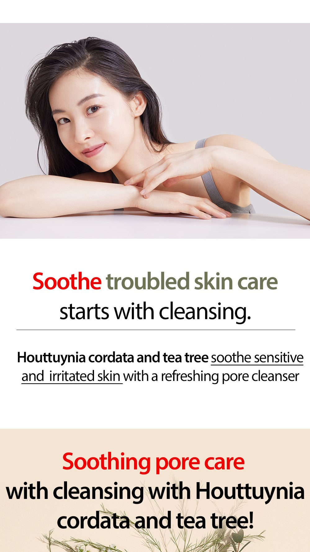 [Mary&May] 1+1 Houttuynia Cordata + Tea Tree Cleansing Foam - 150ml