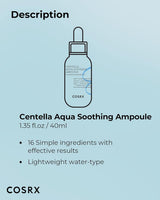 [Cosrx] Hydrium Centella Aqua Soothing Ampoule 40ml