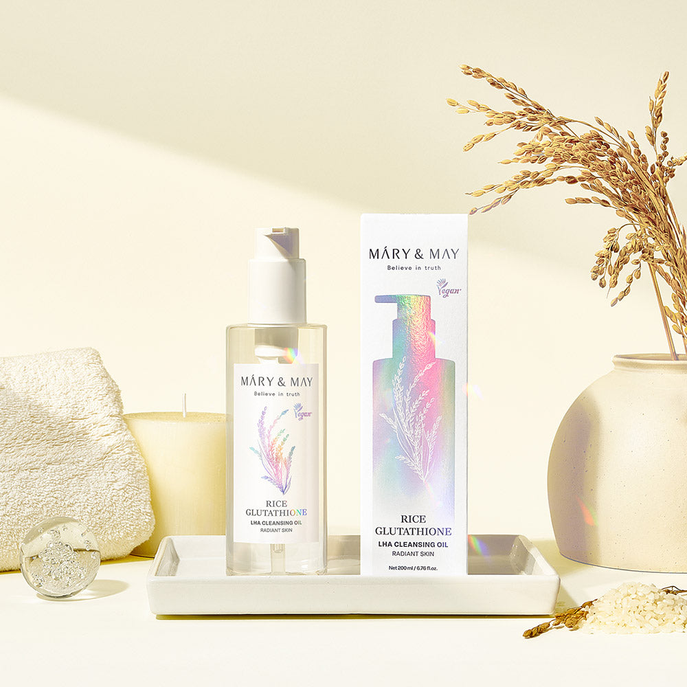 [Mary&May] 1+1 Rice Glutathione LHA Cleansing Oil 200ml