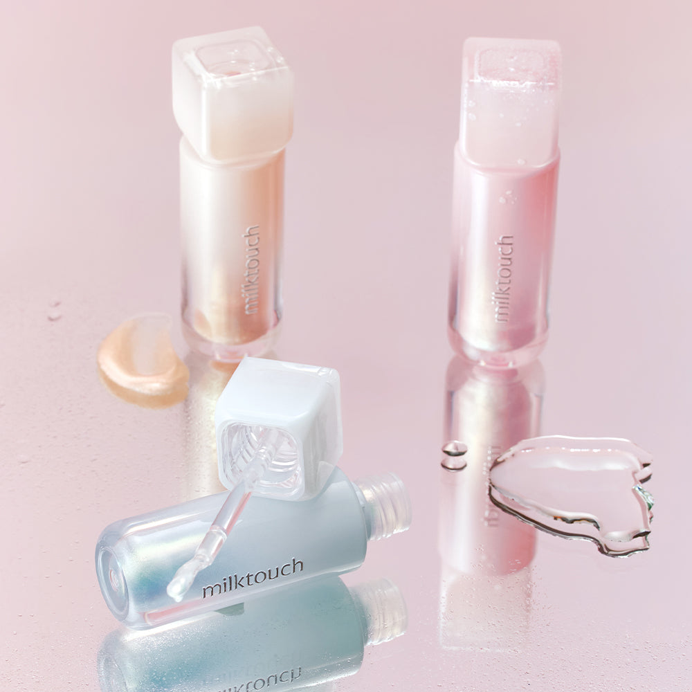 [milktouch] Dew Stain Sheer Aurora Gloss #02 BABY DEW 4g