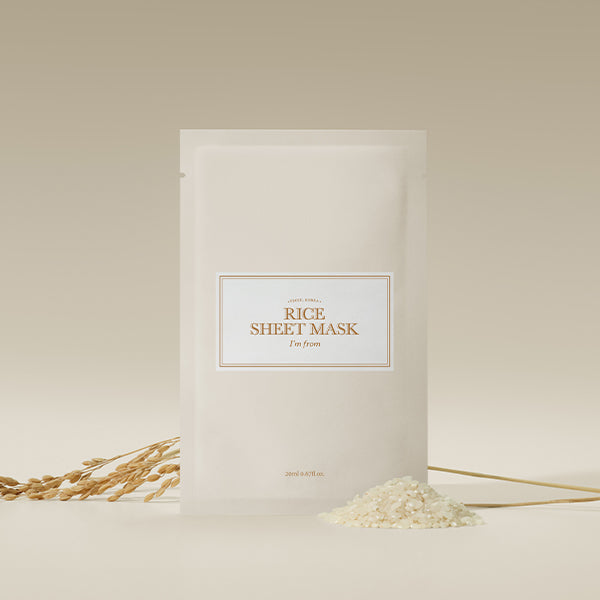 [ImFrom] Rice Sheet mask 20ml (1ea)