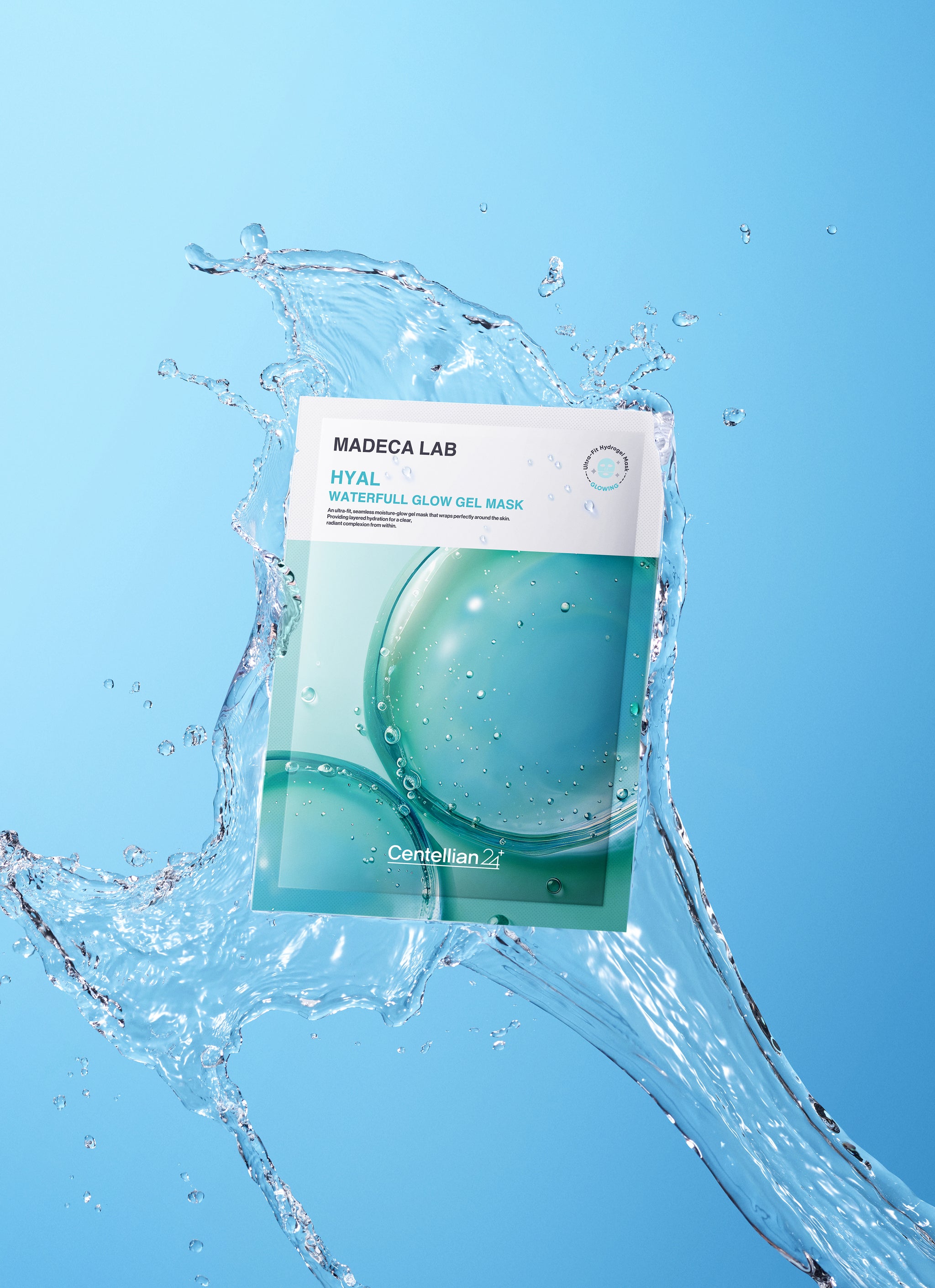 [Centellian24]  Madeca Lab Hyal Waterfull Glow Gel Mask 5ea