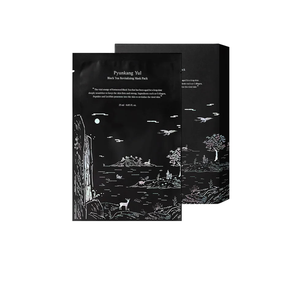 [PyunkangYul] Black Tea Revitalizing Mask Pack 25ml*10ea