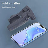 F12 Mobile Phone 3-Axis Anti-Shake Stabilizer with AI Intelligent Tracking & Face Recognition, TikTok Live Broadcast Vlog Camera PTZ Selfie Rod