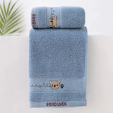 Soft Coral Velvet Cartoon Baby Bath Towel