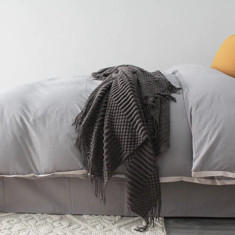 Knit Spring Summer Air Conditioner Blanket for Naps