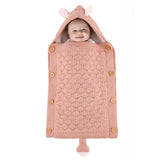 Spring Autumn Baby Knitted Rabbit Ear Sleep Sack
