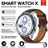 DT Watch X Smartwatch with 4G Large Memory, Waterproof Bluetooth Calling, Local Music & Video Playback