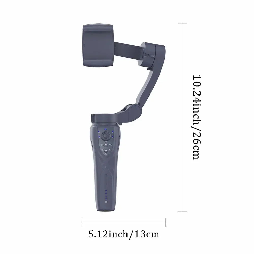 F12 Mobile Phone 3-Axis Anti-Shake Stabilizer with AI Intelligent Tracking & Face Recognition, TikTok Live Broadcast Vlog Camera PTZ Selfie Rod