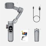 XPro Mobile Phone 3-Axis Anti-Shake Stabilizer, Handheld PTZ Gimbal for TikTok Short Video Vlog Shooting & Live Broadcast Support