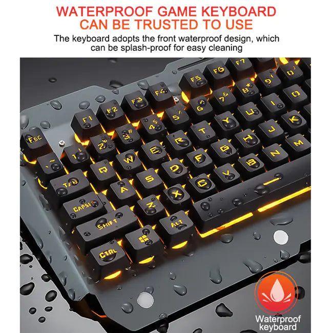 Ergonomic Mechanical Keyboard with RGB Backlight