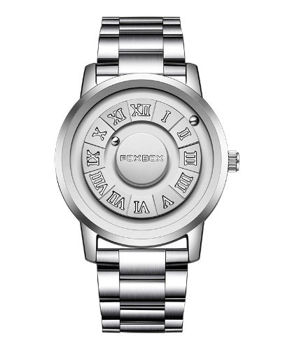 FB0047 Cool Magnetic Suspension Watch for Men, Stylish Quartz Wristwatch, Fashion Business Casual Gift