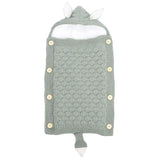 Spring Autumn Baby Knitted Rabbit Ear Sleep Sack