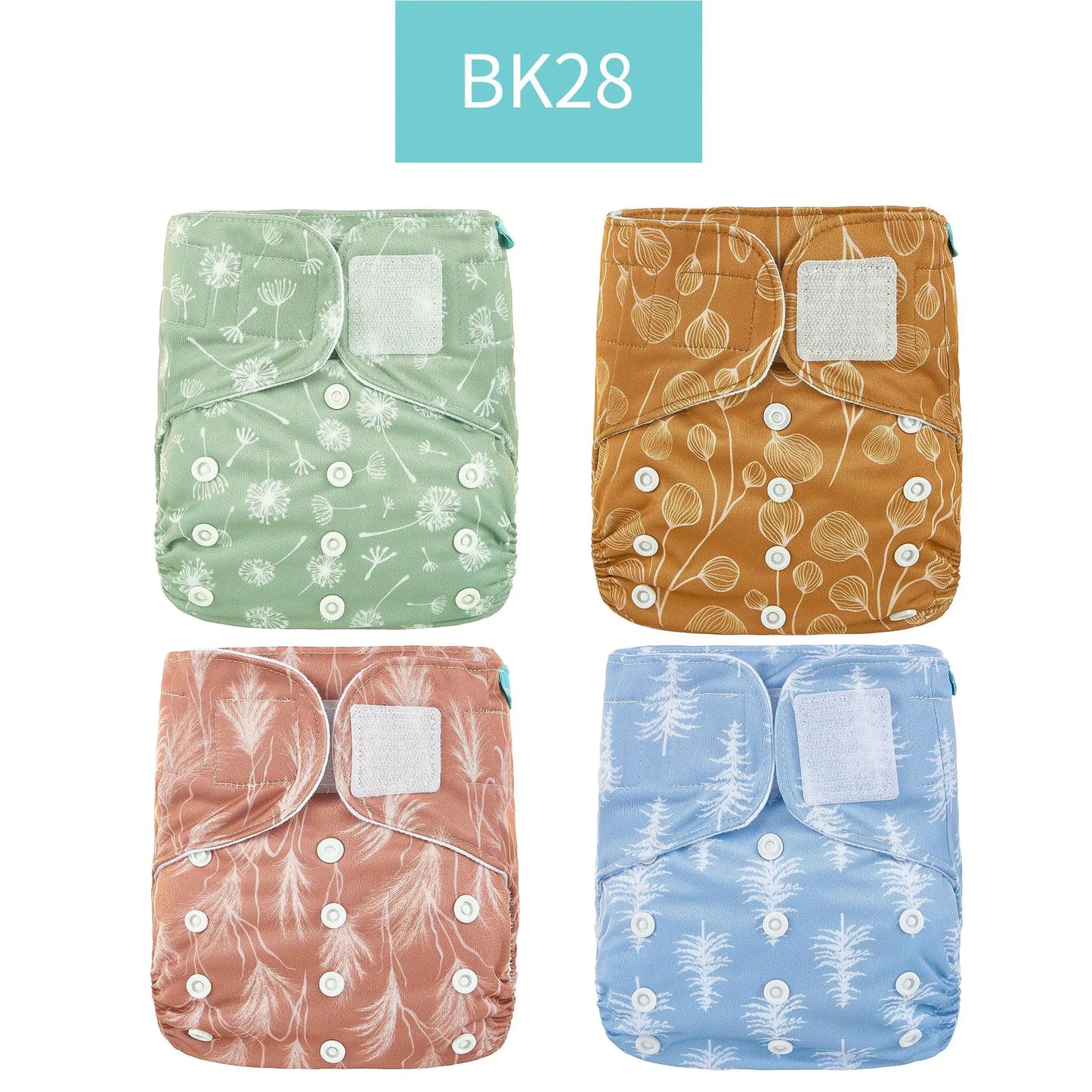 Happyflute Baby Cloth Training Pants - 4 Pack Washable
