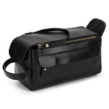 Genuine Leather Retro Wash Bag for Men and Women