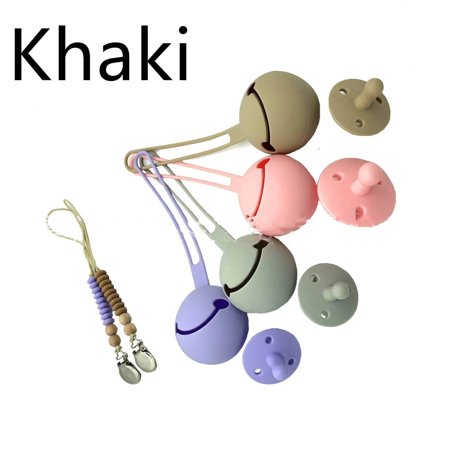 Nipple Storage Bag with Lanyard and Teether Chain