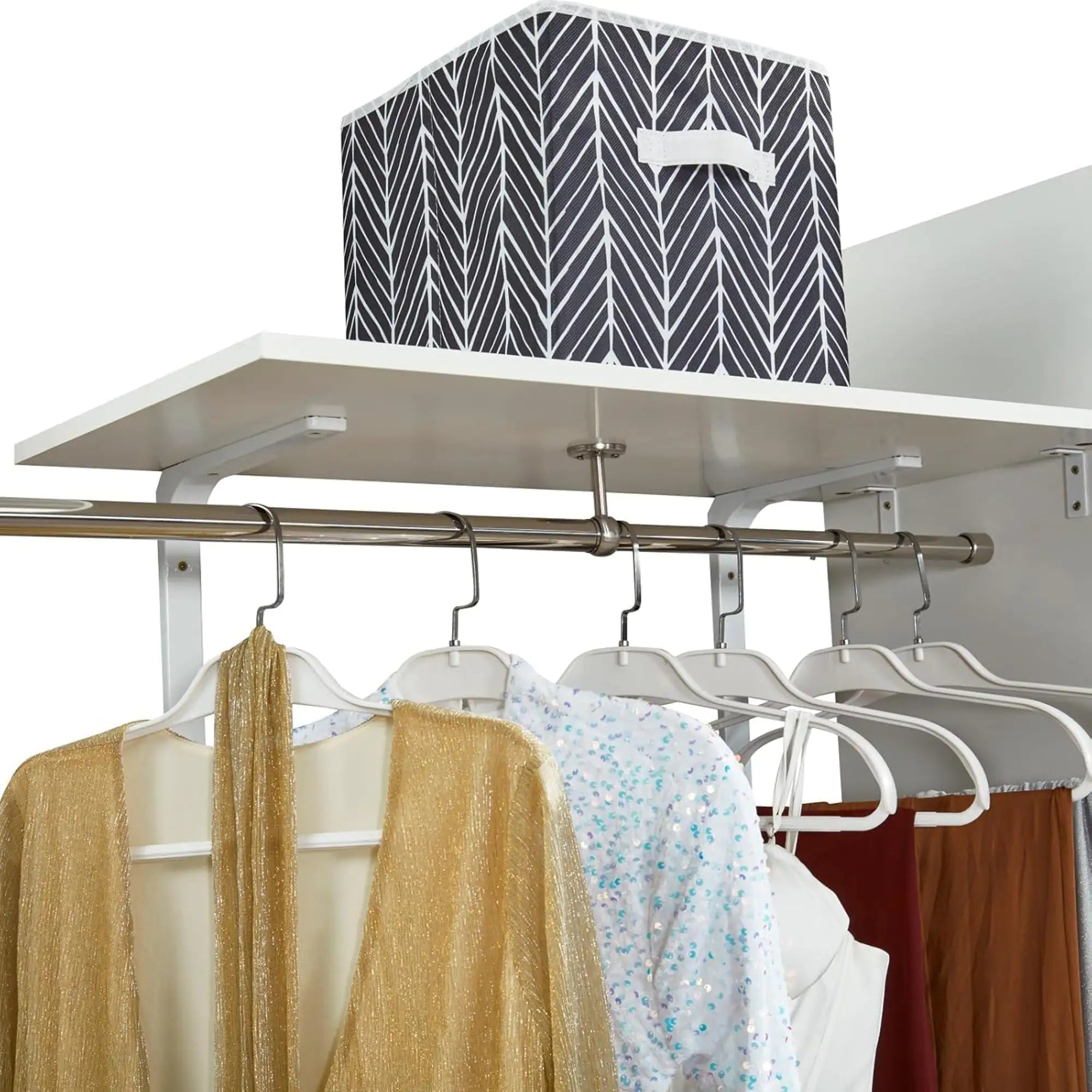 Modern White Closet Organizer