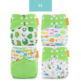 Happyflute Baby Cloth Training Pants - 4 Pack Washable