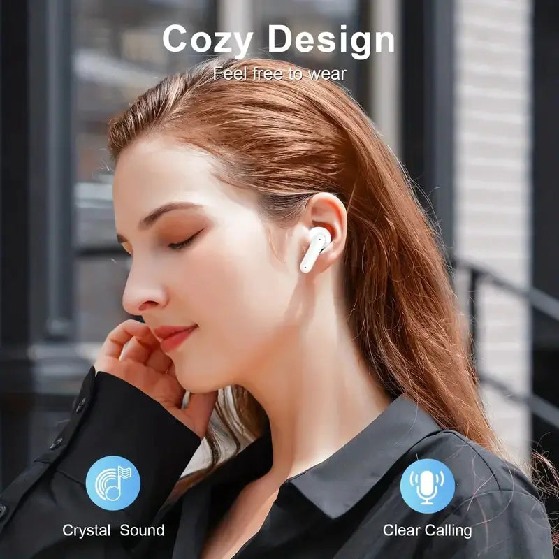 True Wireless Earbuds with 60H Playback and LED Display