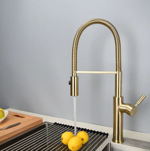 High-End American Style Copper Kitchen Faucet