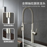 High-End American Style Copper Kitchen Faucet