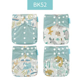 Happyflute Baby Cloth Training Pants - 4 Pack Washable